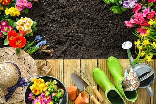 Sustainable recycling and waste separation in Highams Park gardens