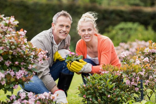 Customer booking confirmed for garden maintenance services